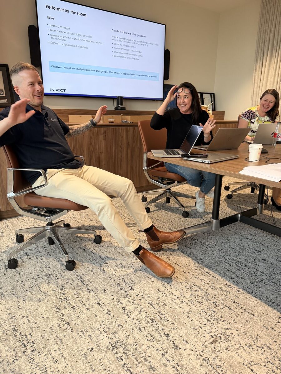 Tommy Sim leading a leadership session